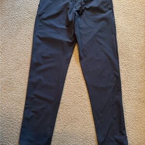 lululemon athletica Blue/grey classic fit trouser warpstreme